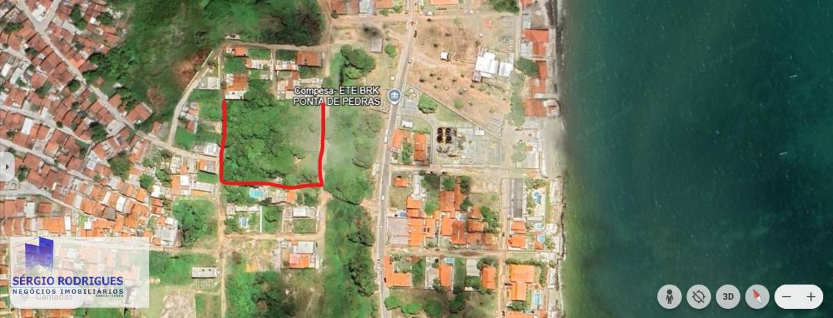 Vendo Terreno na Praia de Pontas de Pedra em Goiana com 2014m² de área e a 300m da Praia - Sérgio Rodrigues Corretor de Imóveis