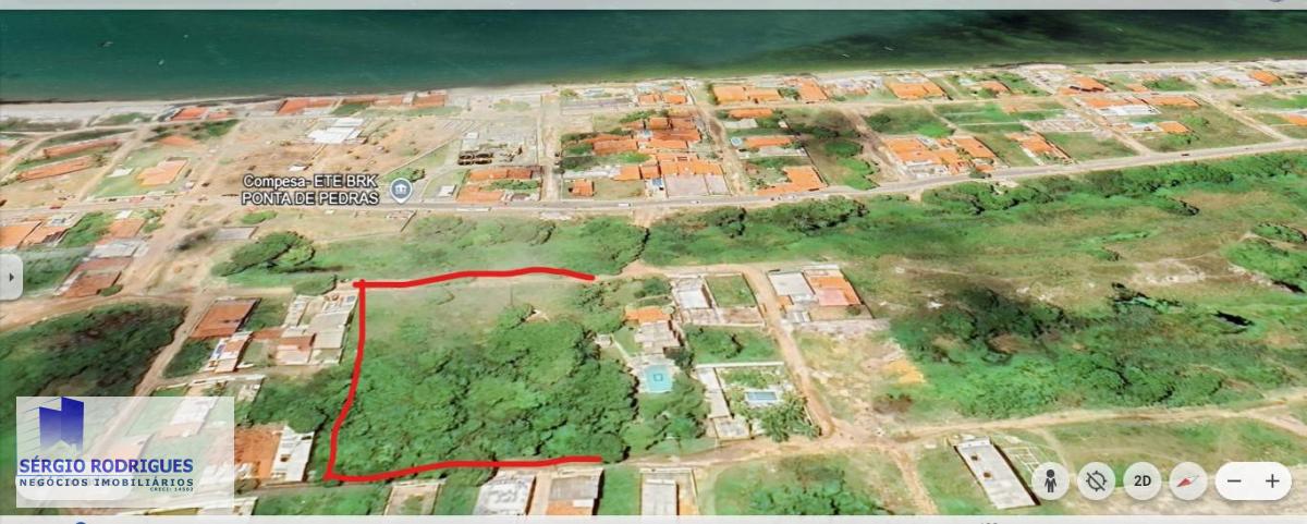 Vendo Terreno na Praia de Pontas de Pedra em Goiana com 2014m² de área e a 300m da Praia - Sérgio Rodrigues Corretor de Imóveis